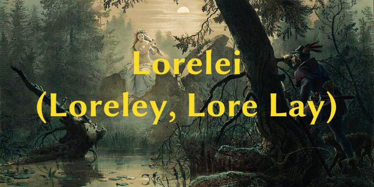 Brentano’s Lorelei gedicht
